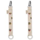 Lot de 2 attaches sucettes - peonia