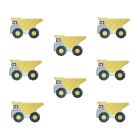 Lot de 8 assiettes Camion benne