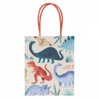 Lot de 8 sacs en papier Royaume des Dinosaures