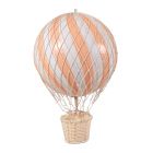 Montgolfière à suspendre - Peach 20 cm