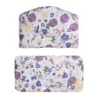 Coussin de chaise haute Alpha+ beige floral