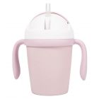 Tasse d'apprentissage en plastique biodégradable rose