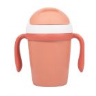 Tasse d'apprentissage en plastique biodégradable terracota