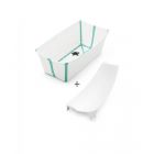 Baignoire Flexi Bath + transat de bain - Aqua (transat offert)