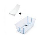 Baignoire Flexi Bath XL + transat de bain - Ocean blue (transat offert)