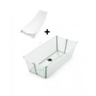 Baignoire Flexi Bath XL + transat de bain - Vert (transat offert)