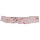Bandeau élastiqué à nouer - gaze imprimé cerises