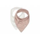 Lot de 2 bavoirs bandana Twinkling Wild Rose