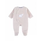 Pyjama velours Beige Bali 6 mois - Bali, Moka & Snow