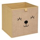 Cube de rangement 29x29 cm Ourson