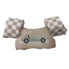 Gilet de natation avec brassards 2-6 ans - Voiture Beige