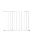 Barrière d'escalier Clear Step 2 avec extension +21 cm White