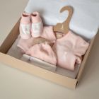 Coffret naissance Sophie la Girafe - Rose poudrée