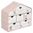 Coffret naissance 6 tiroirs Rose