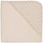 Cape de bain Colette Dotted Heart Greige