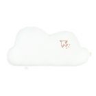 Coussin nuage Lin français Off White broderie oiseau