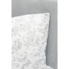 Coussin réversible Toile de jouy gris