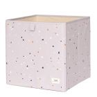 Cube de rangement Terrazzo gris clair 33 x 33 cm