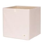 Cube de rangement uni Crème 33 x 33 cm