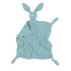 Doudou lapin 40x40 cm Turquoise