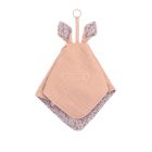 Doudou plat Kangourou Liberty Eloise Blush