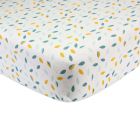 Drap housse 70x140 cm Feuilles