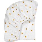 Drap housse 70x140 cm Olivia Chat écru - Made in Bébé