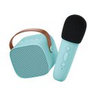 Boîte Karaoke solo enceinte et micro bleu