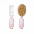 Brosse et peigne bébé Rose