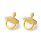 Lot de 2 sucettes en silicone - One size - Pale banana