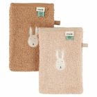 Lot de 2 gants de toilette Mrs. Rabbit