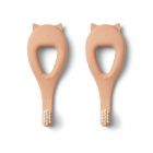 Lot de 2 brosses à dents Janelle Tuscany rose