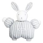 Peluche Augustin le lapin 1977 gris clair