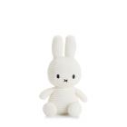 Peluche lapin Miffy velours côtelé éco 23 cm Blanc