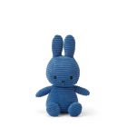 Peluche lapin Miffy velours côtelé éco 23 cm Bleu cobalt