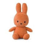 Peluche lapin Miffy velours côtelé éco 23 cm Orange