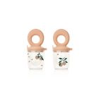 Lot de 2 tétines grignoteuses Miranda Peach Sea shell