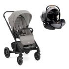 Poussette duo Chrome Pebble + siège auto i-Level Recline Carbon