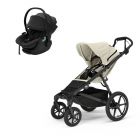 Poussette duo Urban Glide 4 Soft beige + siège auto Maple Black