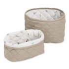 Lot de 2 paniers de rangement Hazel