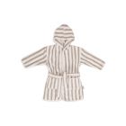 Peignoir enfant éponge 1-2 ans Stripe Olive