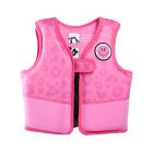 Gilet de sauvetage enfant 4-6 ans - Léopard Rose