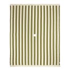 Serviette de plage XL Portofino Pistachio stripes waffle