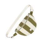 Sac banane Portofino Pistachio stripes waffle