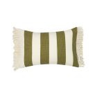 Coussin extérieur imperméable Portofino Pistachio stripes waffle