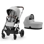 Poussette duo Balios S Lux Lava Grey + Nacelle Cot S