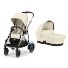 Poussette duo e-Gazelle S Seashell Beige + Nacelle S