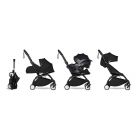 Poussette trio YOYO 3 - Châssis noir Pack 0+ & 6+ Noir + siège auto car seat by BeSafe