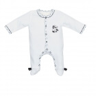 Pyjama bébé blanc 3 mois ouverture devant Panda Chao Chao
