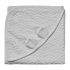 Serviette de bain bébé Gris Clair